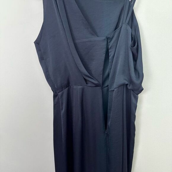 Reiss Women’s Ostia Navy Strappy Shoulder Maxi Dress - Picture 4 of 16